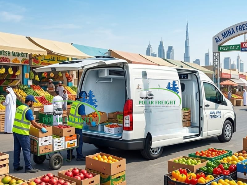 Chiller Van Rental in Dubai | Reliable Cold Chain Transport Services in UAE
